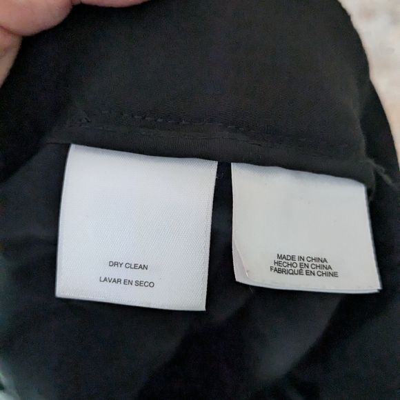 Anne Klein Black Flared Stretch Trouser Pant 2 - Picture 8 of 11